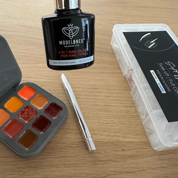 Nail Tips and Glue Gel Nail Kit- 15ml 4 In 1 Nail Gel - Picture 2 of 8